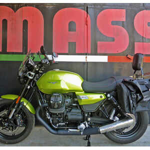 Auspuff Schalldämpfer Moto Guzzi V 7 i.e 850 E5+ Mass Cafe Racer paar