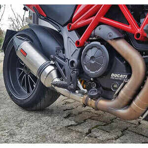 Silencieux d\'échappement Ducati Diavel 1200 E3 Mass Oval