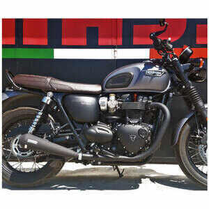 Exhaust muffler Triumph Bonneville 1200 E5+ Mass Cafe Racer pair