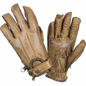 Gants de moto By City Second Skin beige