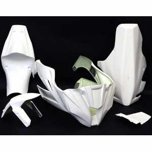 Kit carene completo per Kawasaki ZX-10R \'11-\'15 vetroresina