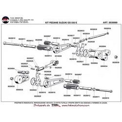 Buongiorno staff officine 08...perdonatemi in anticipo per la domanda che potrà risultare banale... Ho un Suzuki gs 550 del 1980, queste splendide pedaline arretrate monterebbero comunque anche se come riportato dal l\'inserzione si parla del 1979?