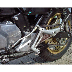 Can you tell mi if these rearsets are a simple bolt on affair and accommodate mounting the stock rear master cylinder to them?