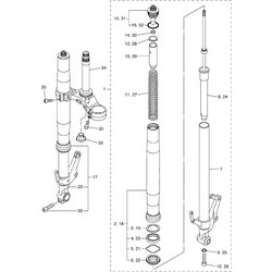 Potreste generare un carrello con il kit boccole (scorrimento e guida) originale Yamaha per una FZ1 Fazer del 2007?