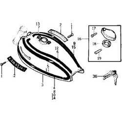 Ho un serbatoio con tappo senza serratura per la mia z400 \'75, non capisco se sia originale, ma la guarnizione sembra differente. è simile a questa ma presenta un \