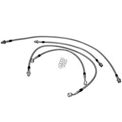 Hello
I\'m a bit confused. how do you fit 4 hoses with banjos on a lemans 2 . There is one front r/h hose. 1 l/h hose to the rigid pipe then one short flexi pipe at the rear.
Can you tell me how the 4 pipes work.
Thanks