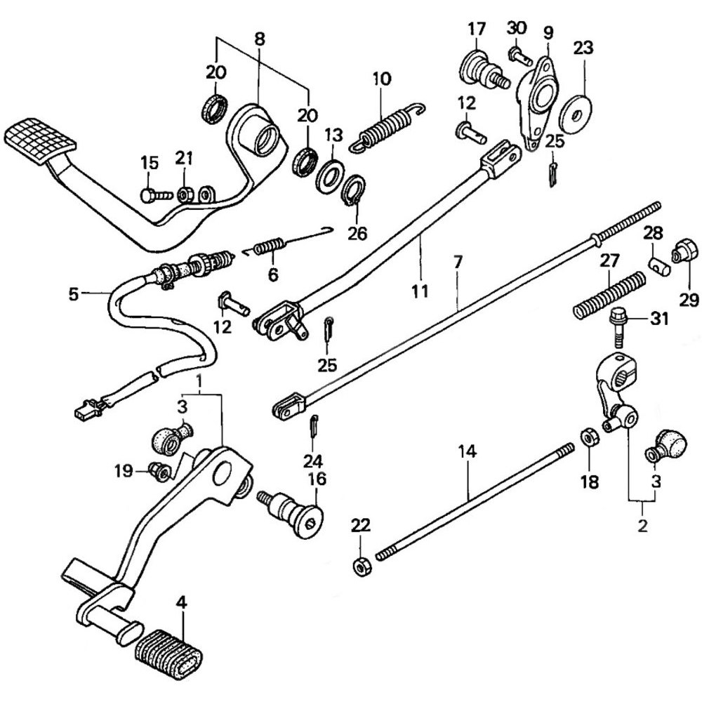 Honda VT 750 DC RC48 - Chassis