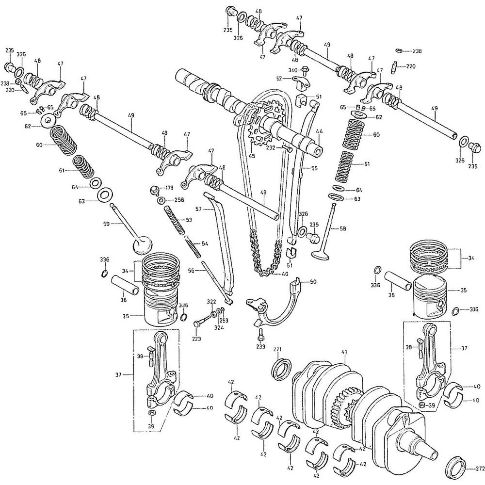 Honda CB 400 Four - Engine