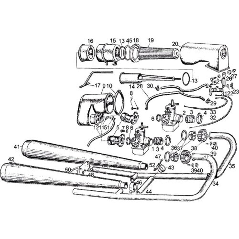 Moto Guzzi V 50 III - Motore