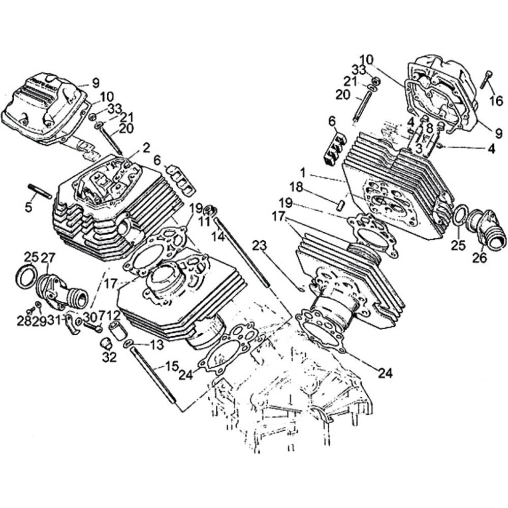 Moto Guzzi V 65 C - Motore