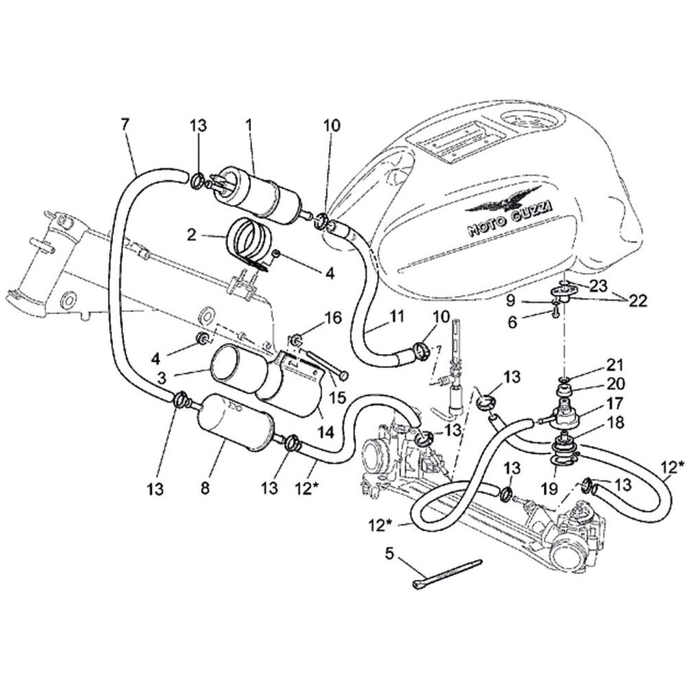 Moto Guzzi V 11 -'02 - Engine