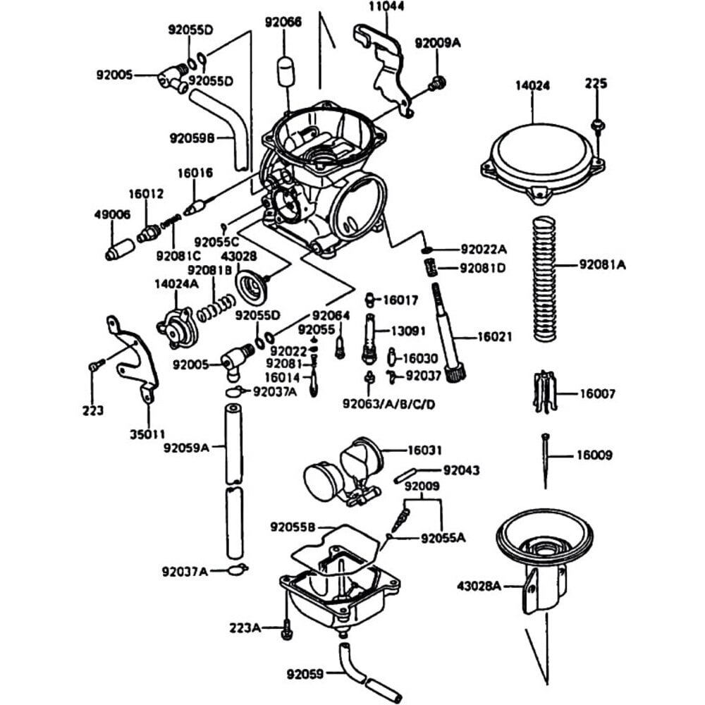 Kawasaki KLR 600 - Engine