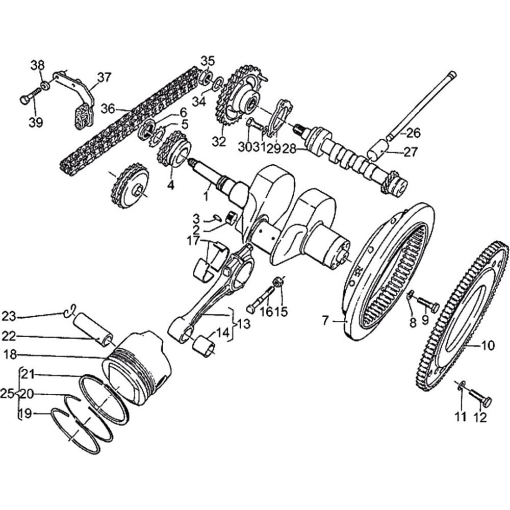 Moto Guzzi 1000 California II i.e. - Engine