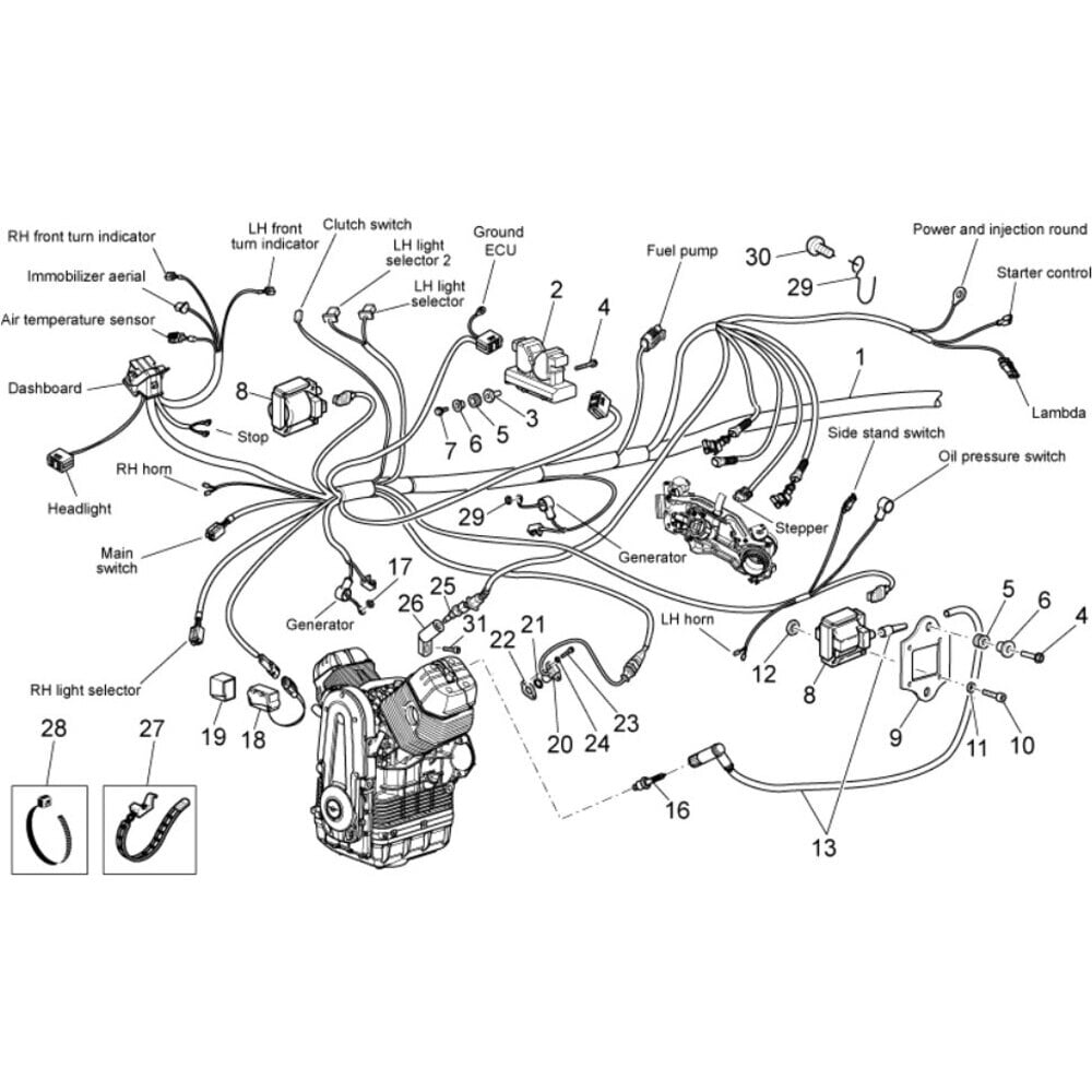 Moto Guzzi Griso 1200 SE - Electric System