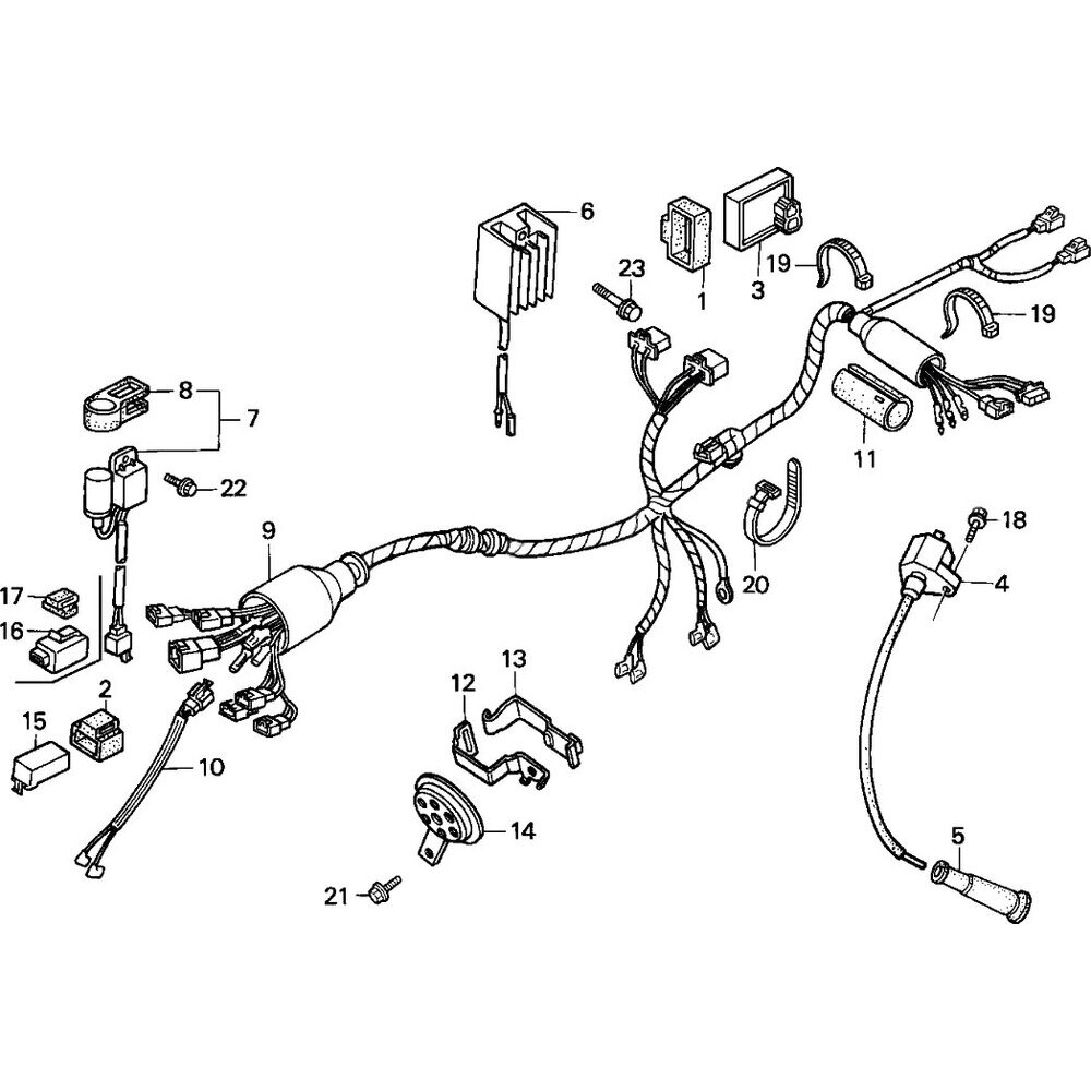 Honda XR 600 R '93-'95 - Electric System