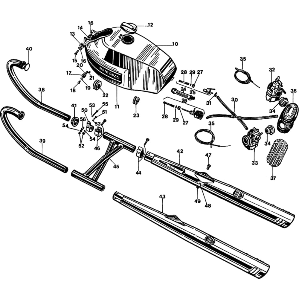 Moto Guzzi V 7 Sport - Engine