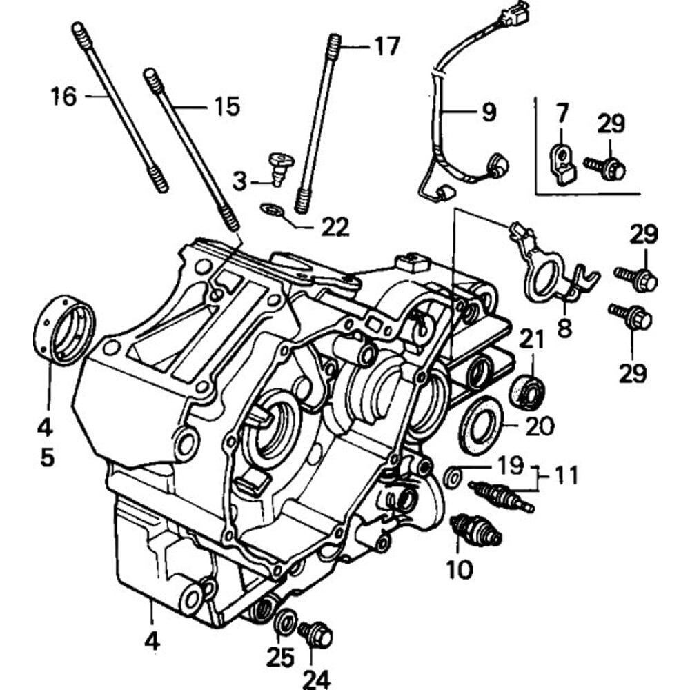 Honda VT 600 C Shadow PC21 - Engine