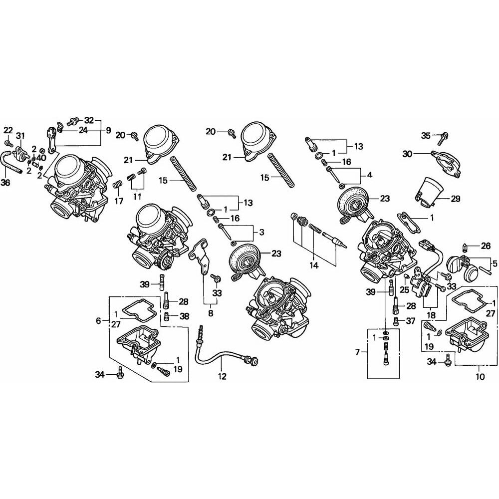Honda CBR 900 RR SC28 - Engine