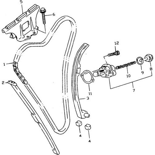 Suzuki GSX 750 Inazuma AE1213 - Motore