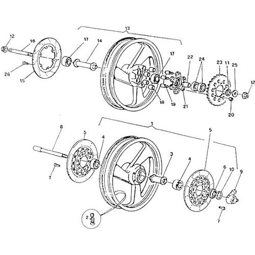 Ducati Monster 900 - Ciclistica