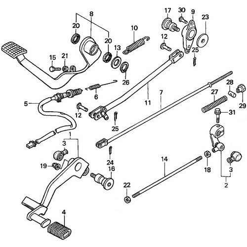 Honda VT 750 DC RC48 - Ciclistica