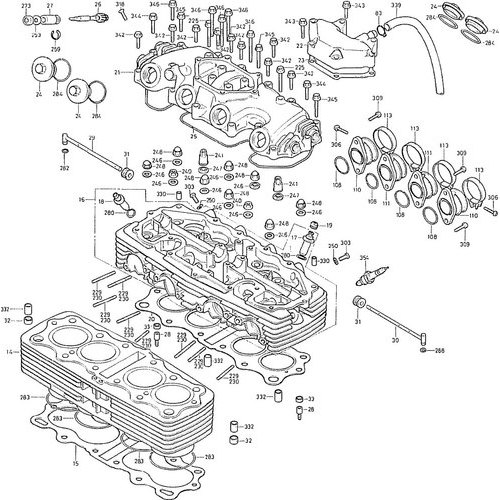 Honda CB 400 Four - Motore