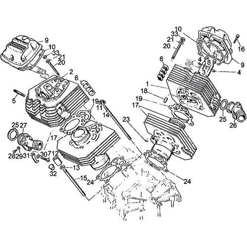 Moto Guzzi V 65 C - Engine