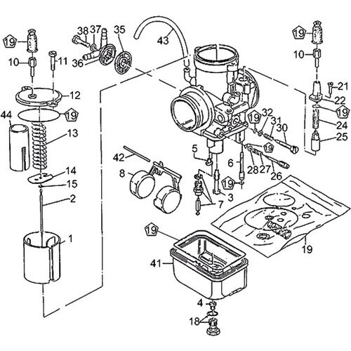 Moto Guzzi Nevada 750 -'97 - Engine