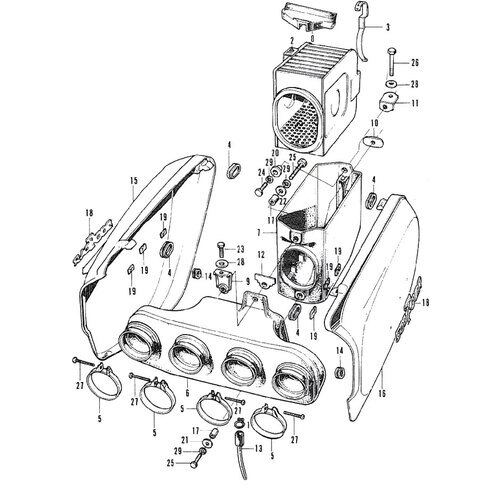 Honda CB 500 Four K1 - Engine