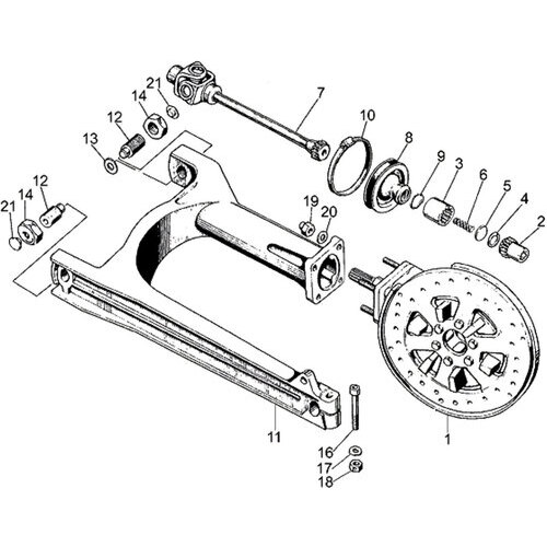 Moto Guzzi V 35 C - Engine