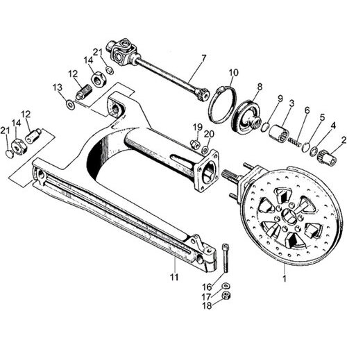 Moto Guzzi V 35 - Engine