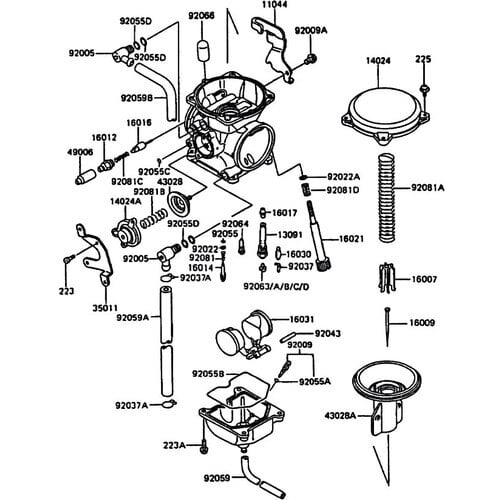 Kawasaki KLR 600 - Engine
