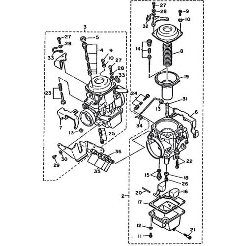 Yamaha XV 1000 Virago - Engine
