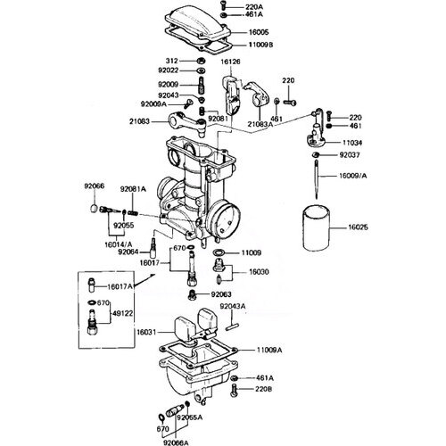Kawasaki Z 550 GP '81 - Engine
