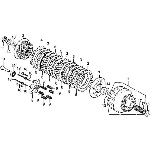 Honda CB 900 F - Engine