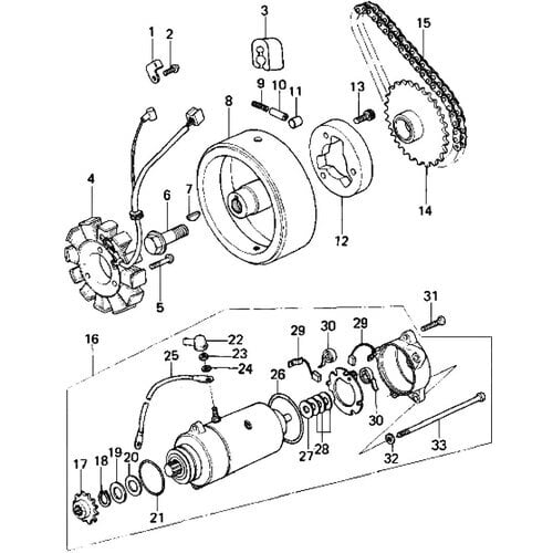 Kawasaki Z 200 - Electric System