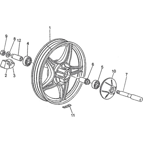 Moto Guzzi V 35 III - Chassis