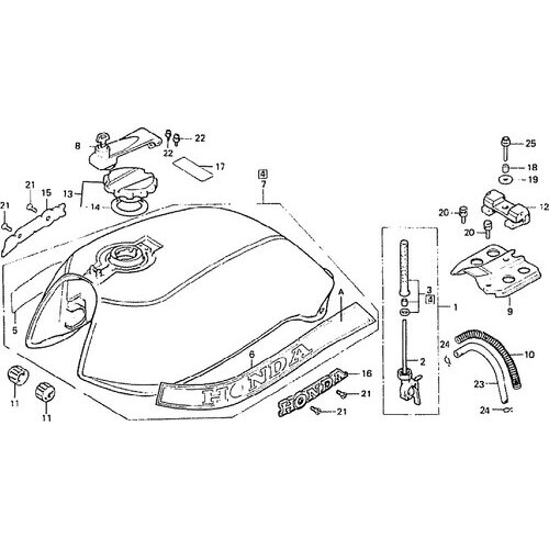 Honda CB 400 N - Body
