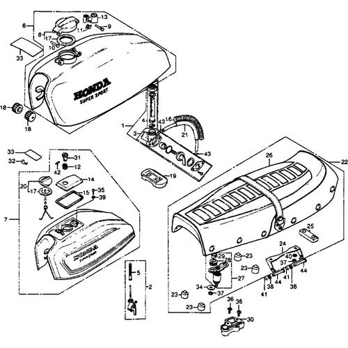 Honda CB 400 Four - Body