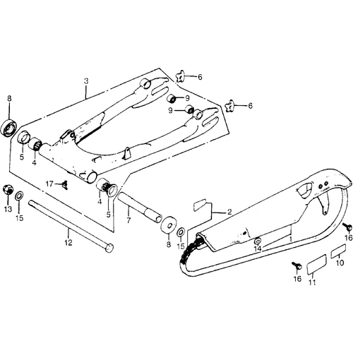 Honda CB 900 F - Frame