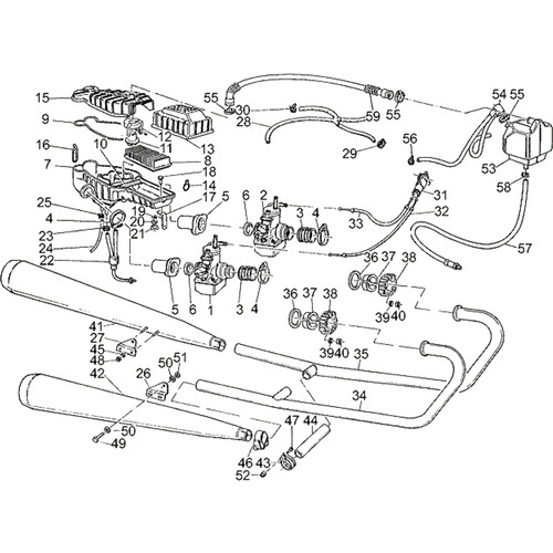 Moto Guzzi V 65 C - Engine