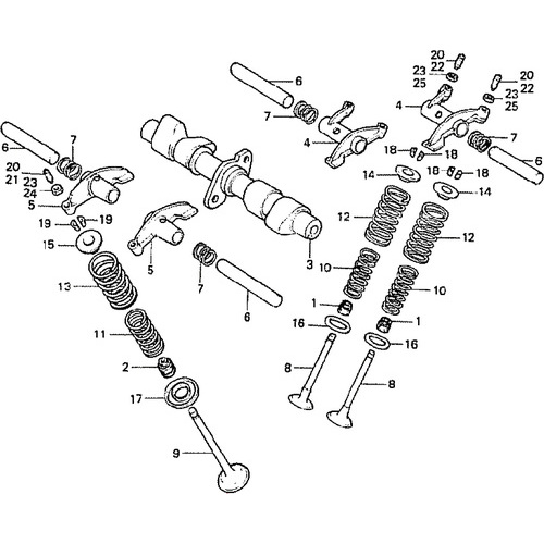 Honda CB 400 N - Engine