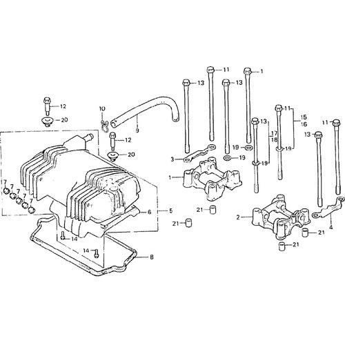Honda CB 400 N - Engine