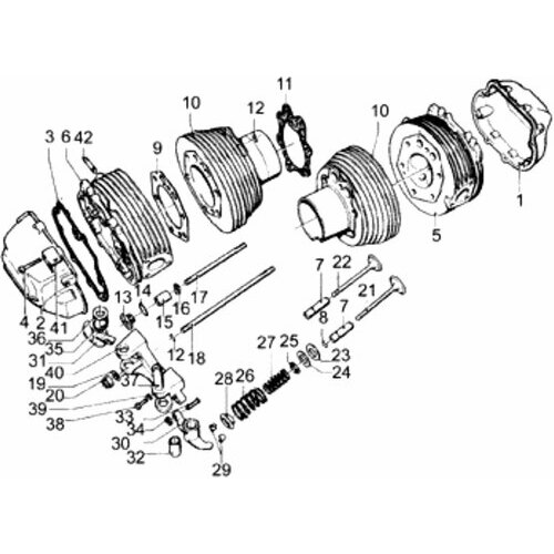Moto Guzzi 1000 SP - Engine