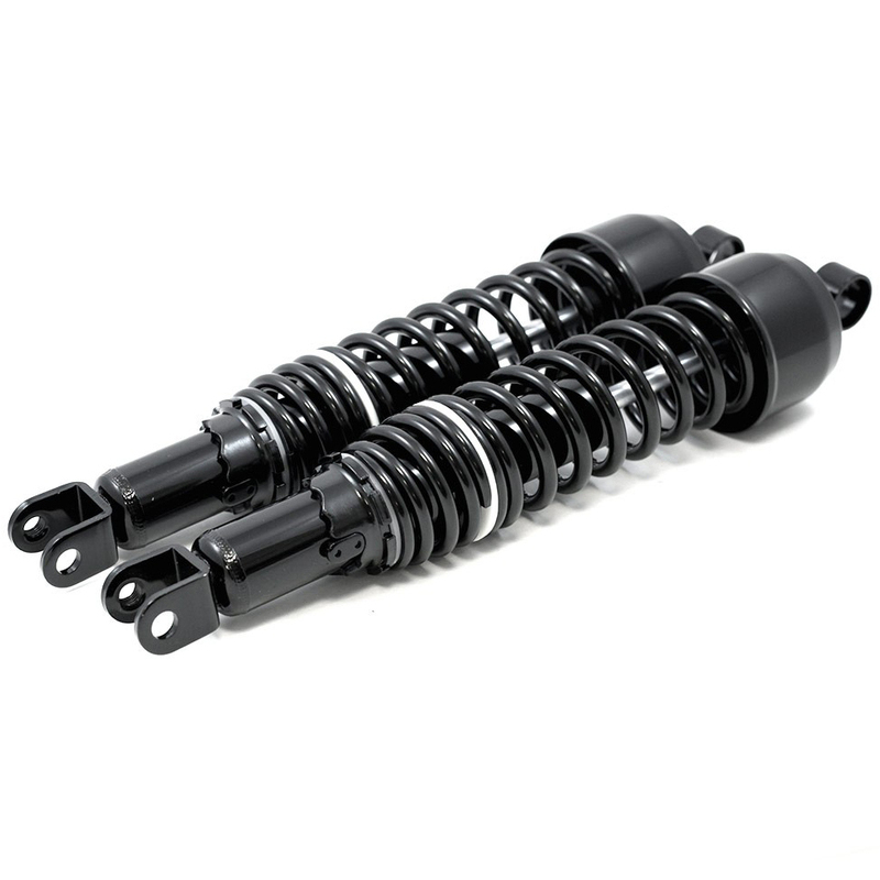 Twin rear dampers 335mm fork Old Style black
