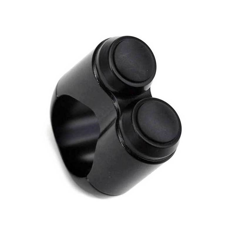 Button set 22mm Motone M-Switch 2 black