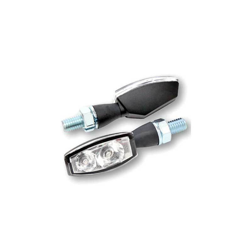 Led winkers Highsider Blaze black matt pair