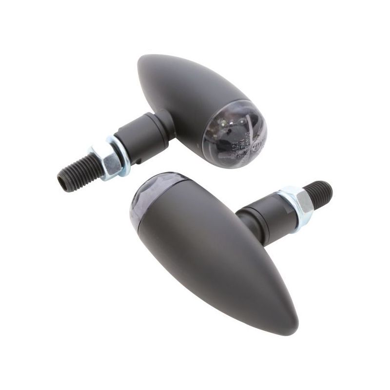 Led winkers Highsider Bullet micro black matt pair
