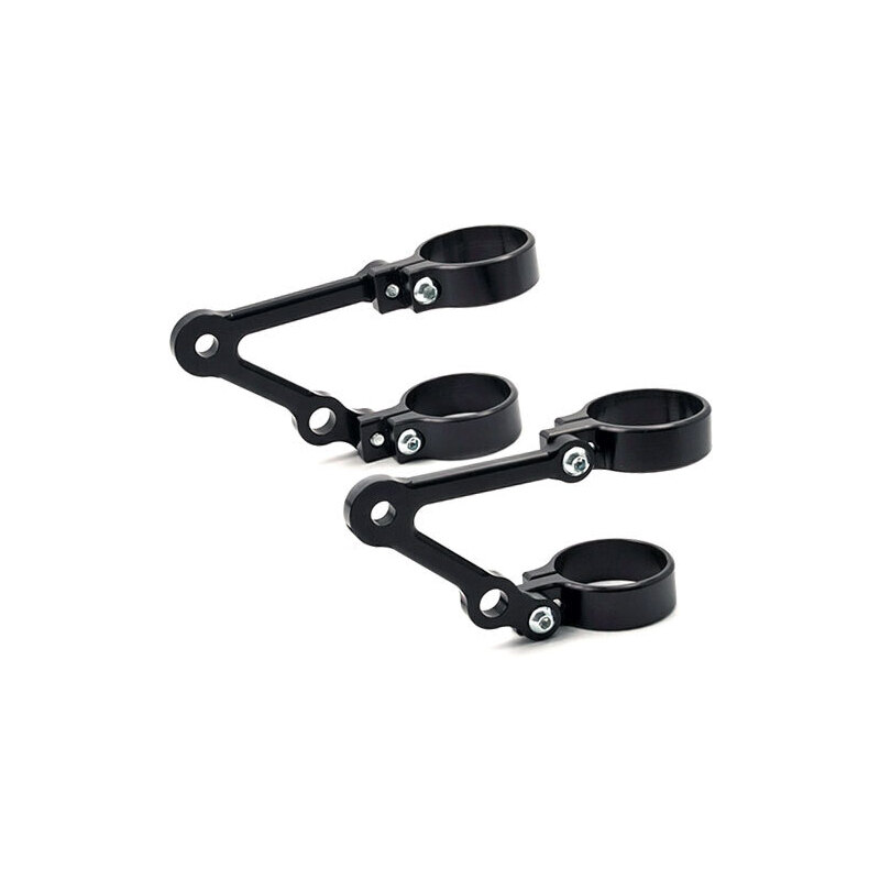 Headlight bracket side mounting LSL Cafe Racer short pair black