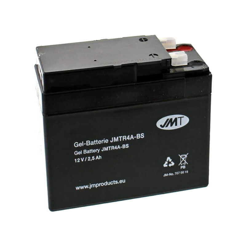 Battery JMT YTR4A-BS gel 12V-2.5Ah